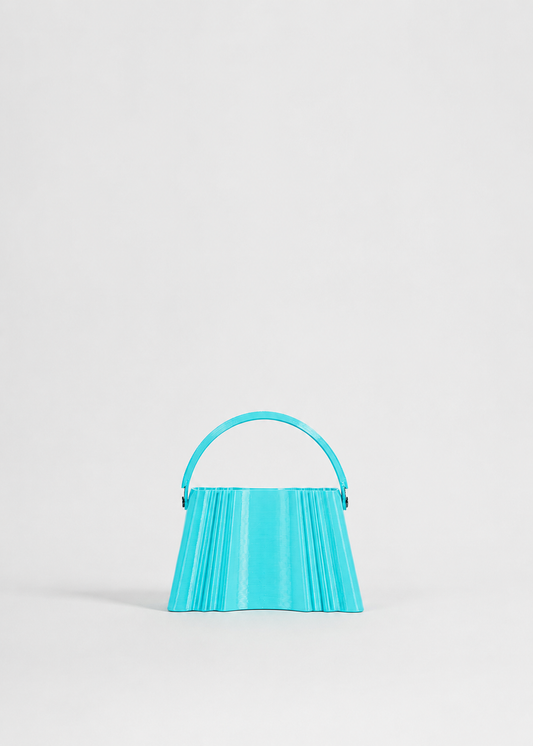 Aquamarine Silk Clutch