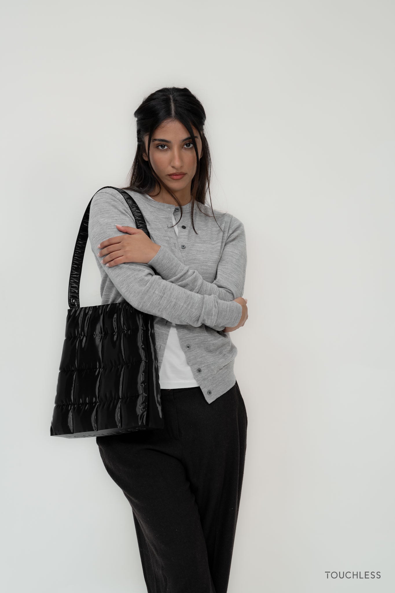 The Black Puffer Tote