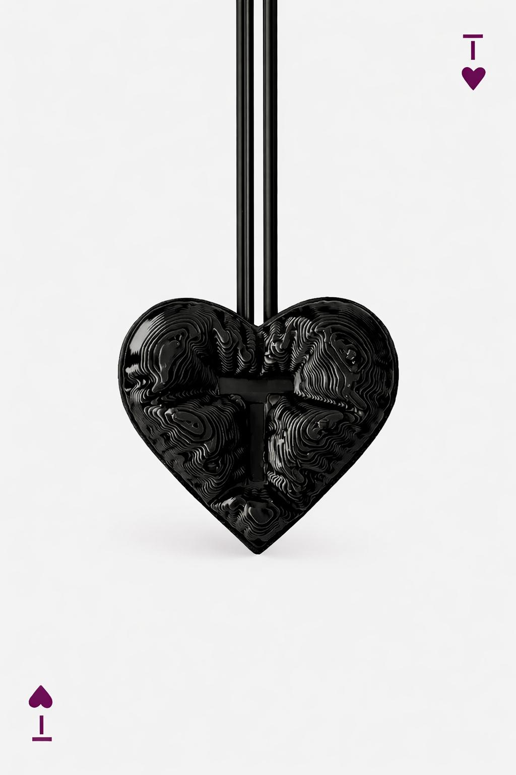 Black Heart Charm