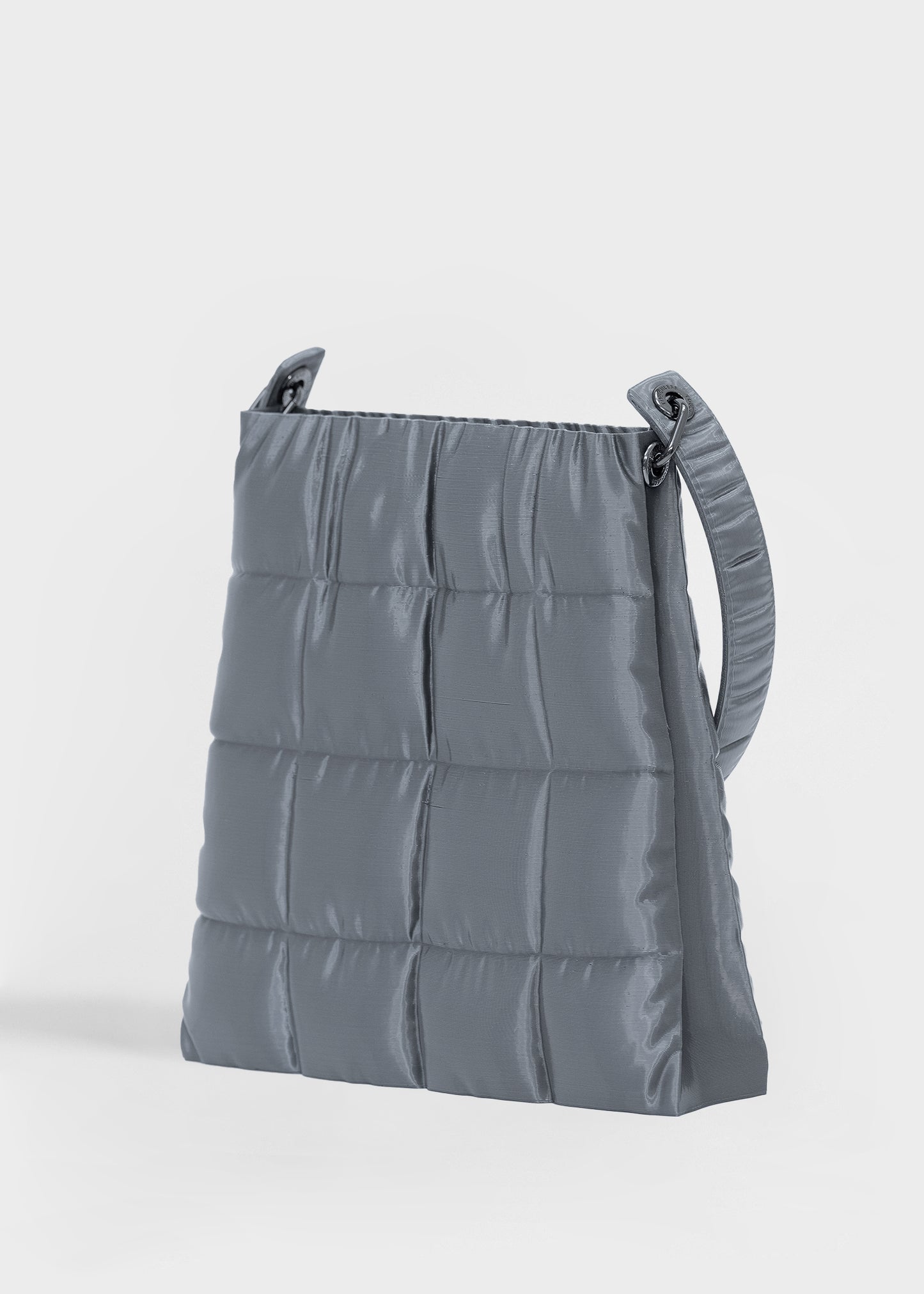 The Silver Puffer Tote