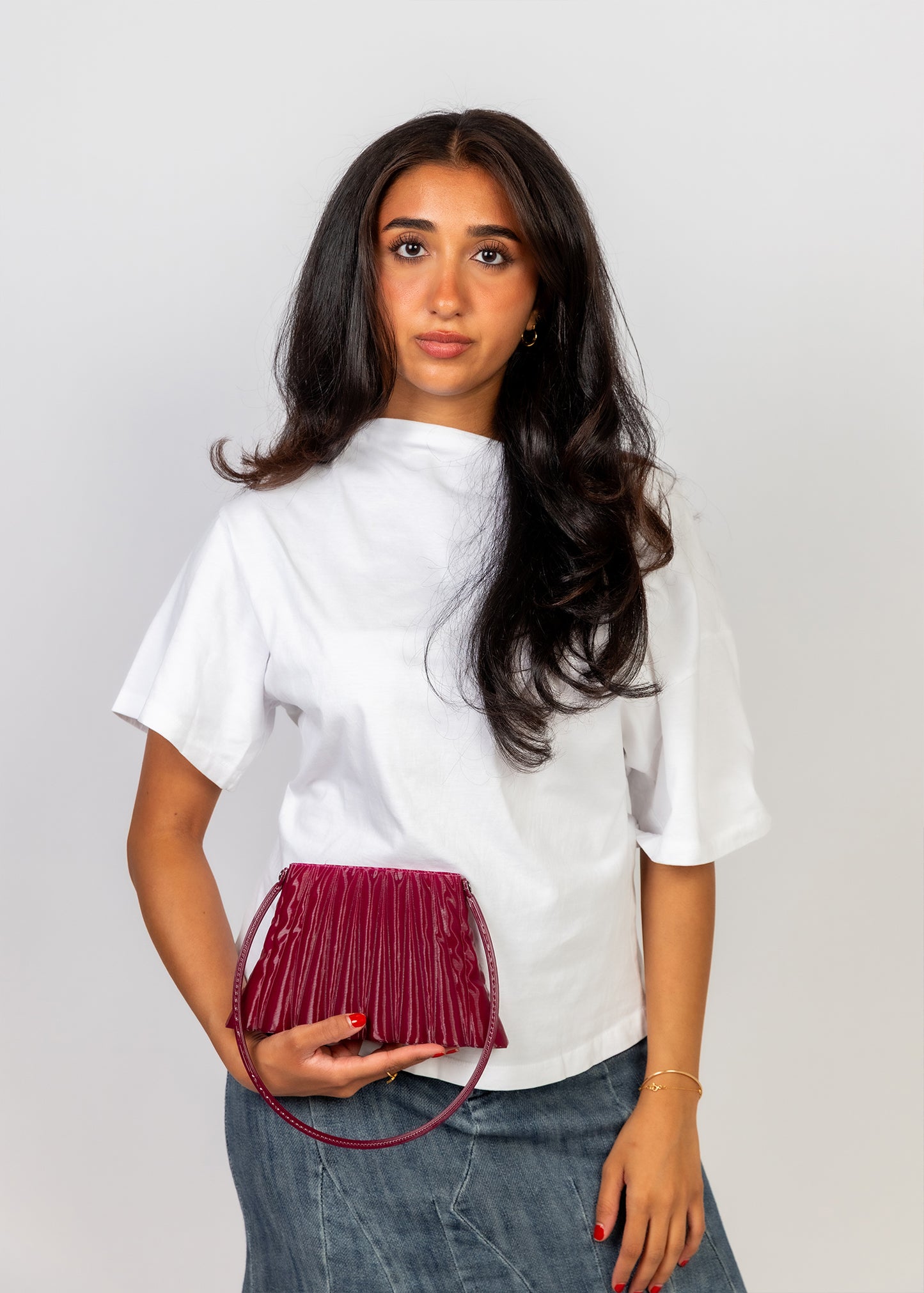 Liquid Plum Shoulder Bag
