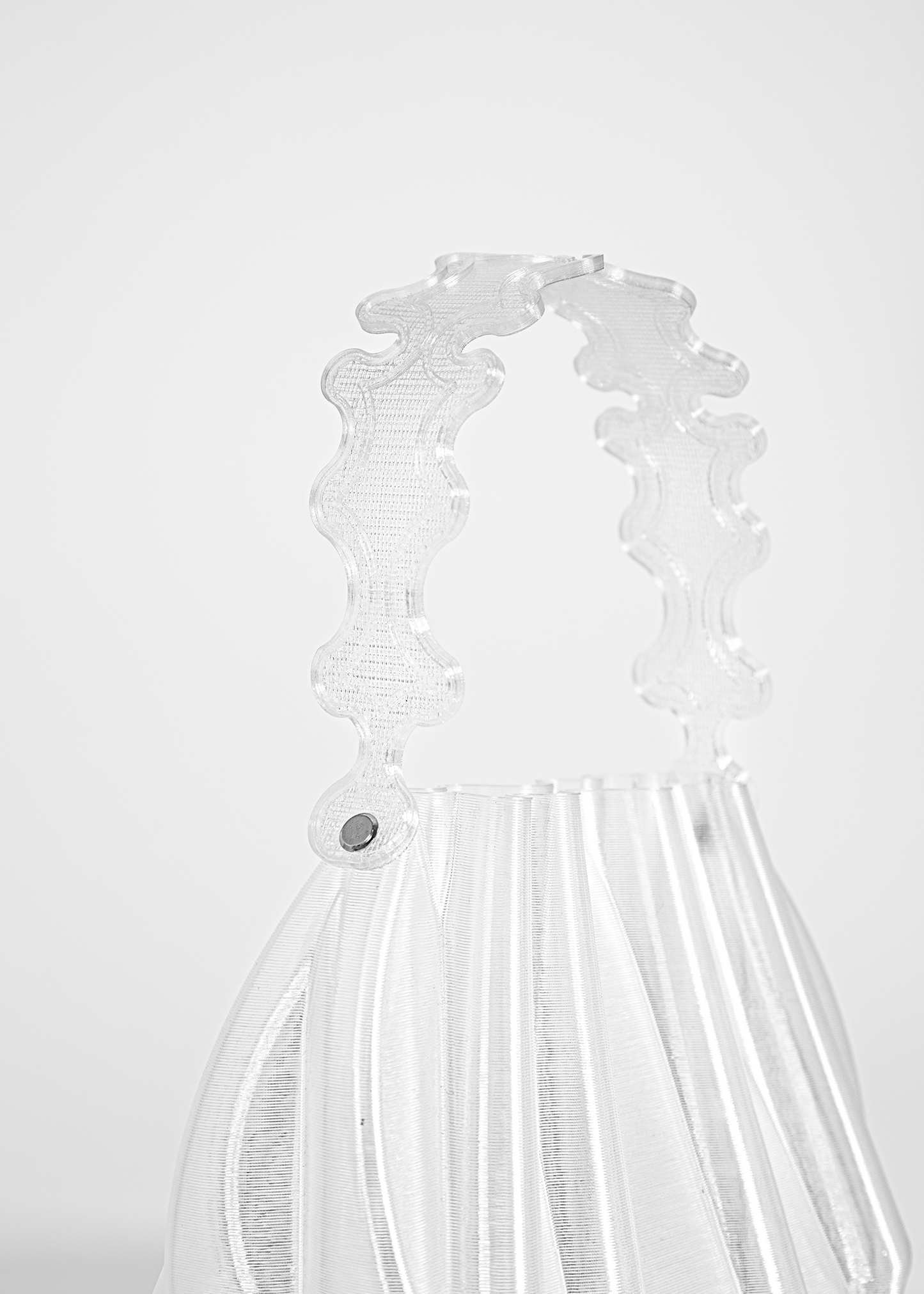 Clear Retro Pleated