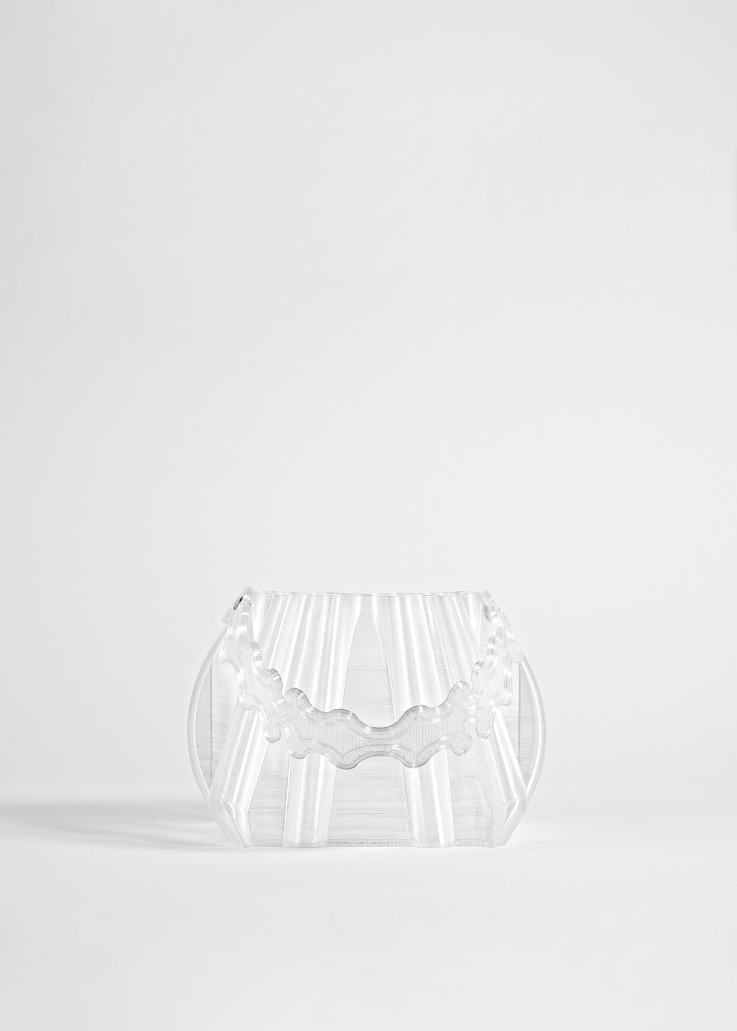 Clear Retro Pleated