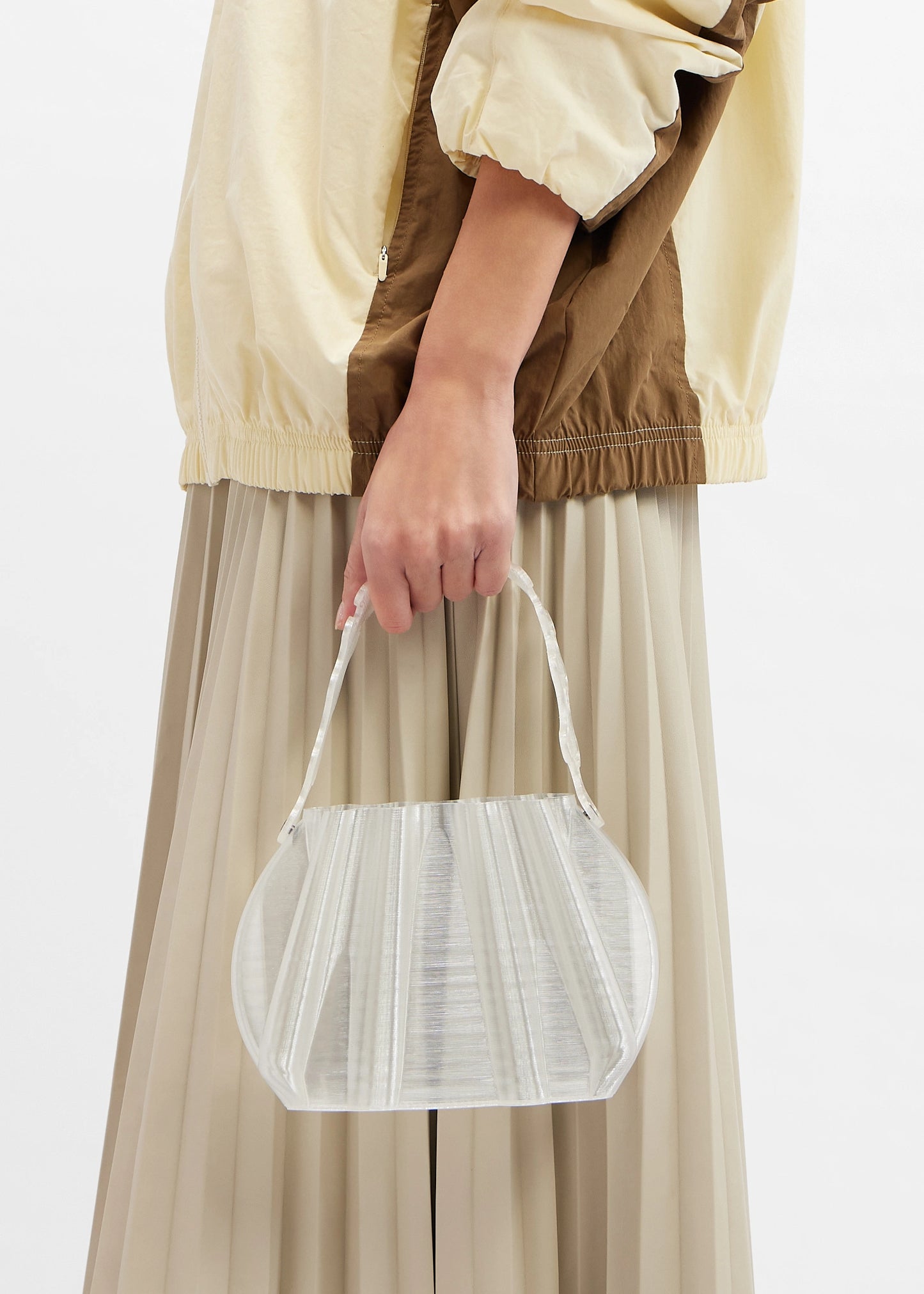 Clear Retro Pleated